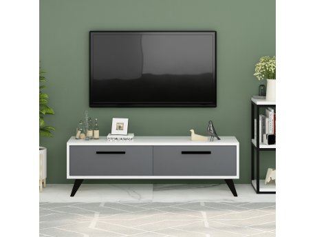 HANAH HOME TV polica Melisa White Anthracite