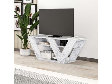 HANAH HOME TV polica Pipralla Carrara Marble