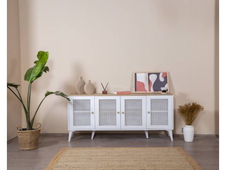 HANAH HOME Komoda Calvin White Oak