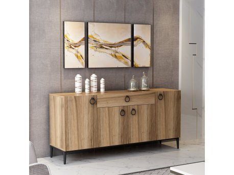HANAH HOME Komoda Moon Walnut