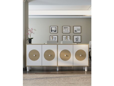 HANAH HOME Komoda Deren KX180 Bohem Sapphire Oak Hazeran