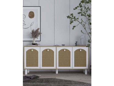 HANAH HOME Komoda Simple KX180 Bohem Sapphire Oak Hazeran