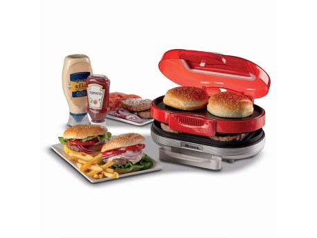 ARIETE Aparat za hamburgere PARTY TIM 0205 1200W crveni