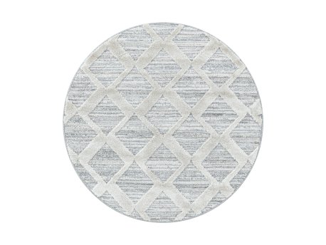 Conceptum Hypnose Okrugli tepih Pısa 4703 Grey 120 x 120 (743CDY2771)
