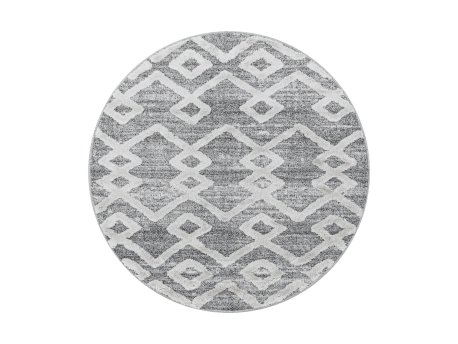 Conceptum Hypnose Okrugli tepih Pısa 4704 Grey 120 x 120 (743CDY2772)