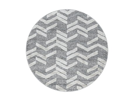 Conceptum Hypnose Okrugli tepih Pısa 4705 Grey 120 x 120 (743CDY2773)