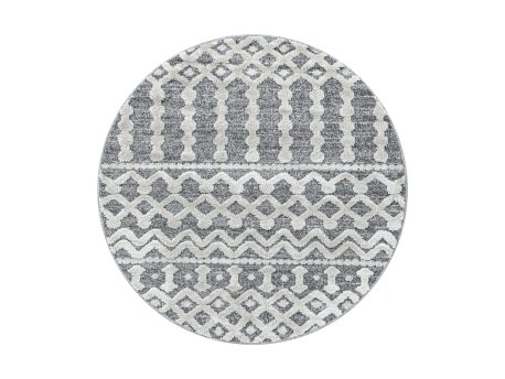 Conceptum Hypnose Okrugli tepih Pısa 4710 Grey 120 x 120 (743CDY2778)