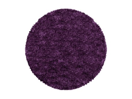 Conceptum Hypnose Okrugli tepih Fluffy 3500 Lila 120 x 120 (743CDY1709)