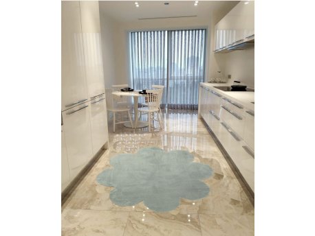 Conceptum Hypnose Tepih Daisy Plush Light Grey 120 x 120 (202BLY1195)