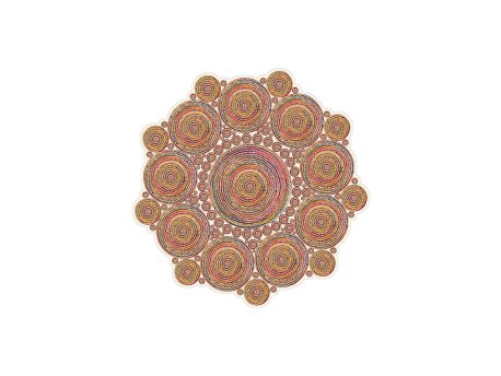 Conceptum Hypnose Multicolor okrugli tepih Hmnt 953 120 x 120 (476HFT1918)