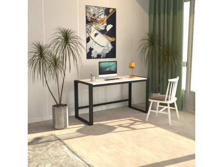 HANAH HOME Radni sto Marsilya 122 White Black