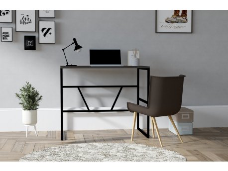 HANAH HOME Radni sto Monea Anthracite