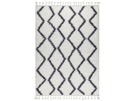 Conceptum Hypnose Tepih 0420A White Anthracite 120 x 180 (932ELT2091)