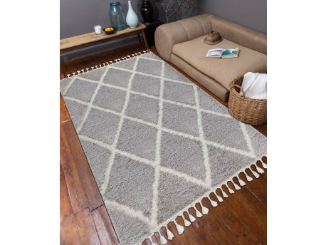 Conceptum Hypnose Tepih 0500 E Grey White 120 x 180 (932ELT2123)