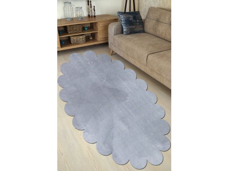 Conceptum Hypnose Tepih Ellipse Daisy Light Grey 120 x 180 (202BLY1209)