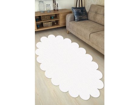 Conceptum Hypnose Tepih Ellipse Daisy White 120 x 180 (202BLY1221)