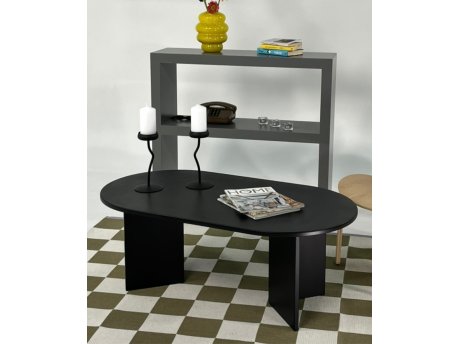 HANAH HOME Sto za dnevnu sobu Leo Large Black