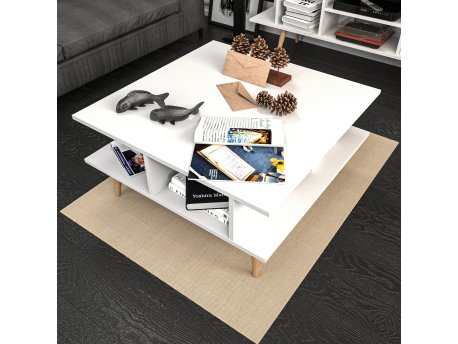 HANAH HOME Sto za dnevnu sobu Akya Coffee Table White