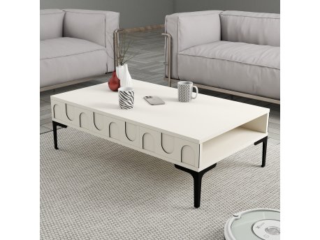 HANAH HOME Sto za dnevnu sobu Lyon 32 Cream Black