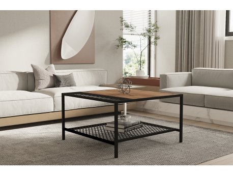 HANAH HOME Sto za dnevnu sobu Dubois Atlantic Pine Black
