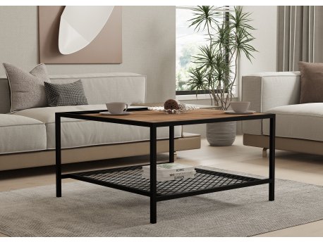 HANAH HOME Sto za dnevnu sobu Gomis Atlantic Pine Black