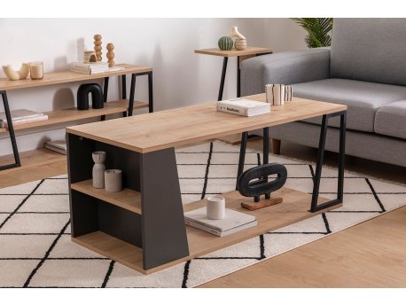 HANAH HOME Sto za dnevnu sobu Lissa Black