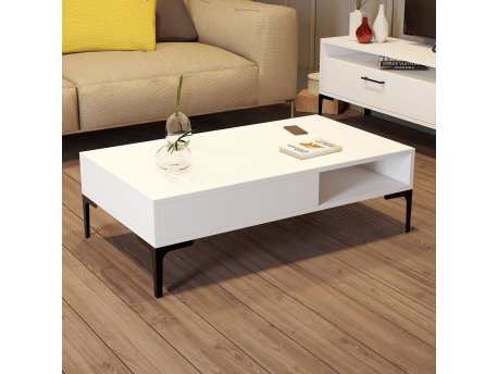 HANAH HOME Sto za dnevnu sobu Istanbul White