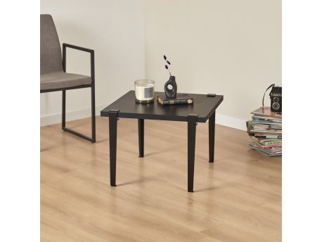 HANAH HOME Sto za dnevnu sobu Halicheron Anthracite Black