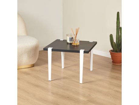 HANAH HOME Sto za dnevnu sobu Halicheron Anthracite White