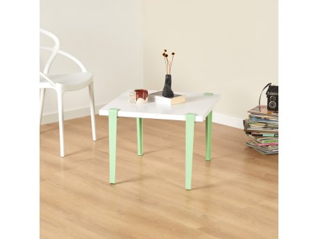 HANAH HOME Sto za dnevnu sobu Halicheron White Mint Green