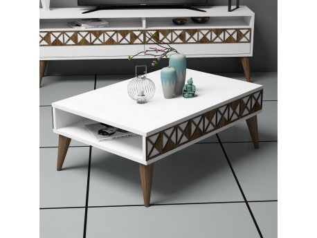 HANAH HOME Sto za dnevnu sobu Line White