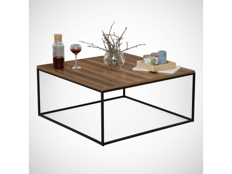 HANAH HOME Sto za dnevnu sobu Poly Walnut