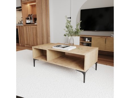 HANAH HOME Sto za dnevnu sobu Tarz Oak