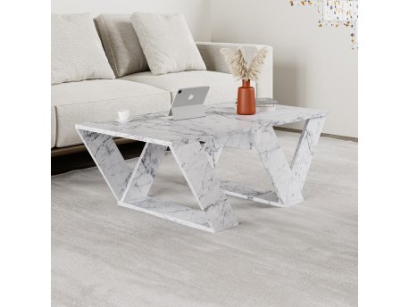 HANAH HOME Sto za dnevnu sobu Pipra Carrara Marble