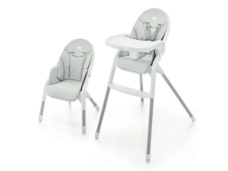 KINDERKRAFT STOLICA ZA HRANJENJE DINNLY LIGHT GREY