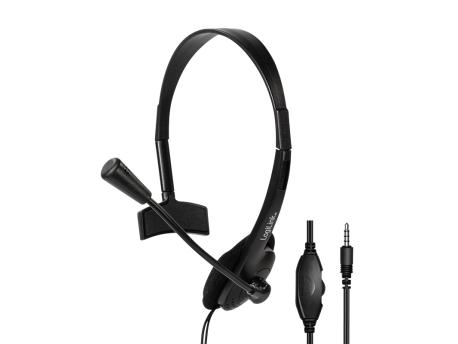 LOGILINK Mono slušalice, povezivanje 3.5mm, mikrofon za call centre