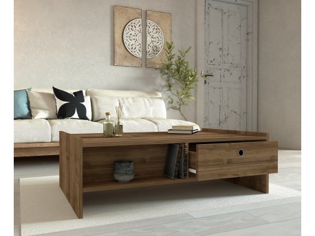 HANAH HOME Sto za dnevnu sobu Boey Walnut