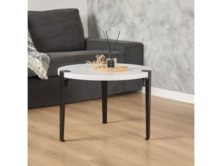 HANAH HOME Sto za dnevnu sobu Fregoia White Black