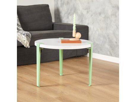 HANAH HOME Sto za dnevnu sobu Fregoia White Mint Green