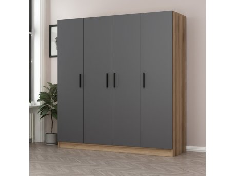 HANAH HOME Ormar u sivoj boji Kale 7508 (506MNR2487)