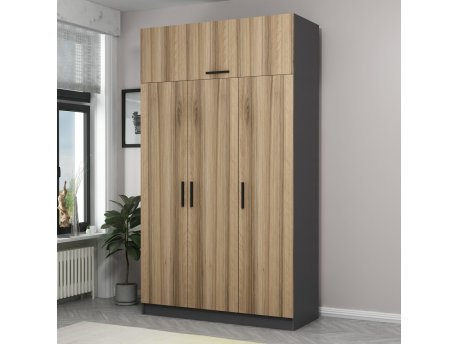 HANAH HOME Ormar Minar 255 Dore Anthracite (506MNR2416)