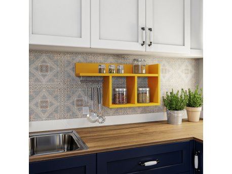 HANAH HOME Zidna polica Pare Yellow