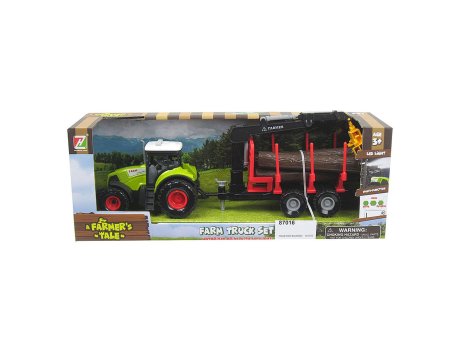 PERTINI Traktor sa prikolicom za drva