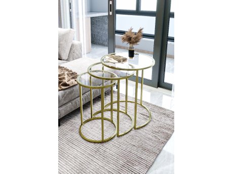 HANAH HOME Alya Gold Transparent