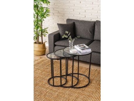 HANAH HOME Alya Black Transparent