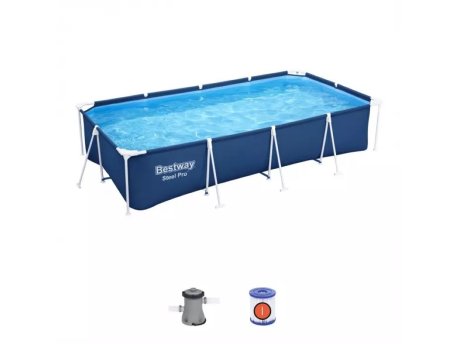 BESTWAY Steel Pro porodični bazen 4.00x2.11x0.81m sa filter pumpom