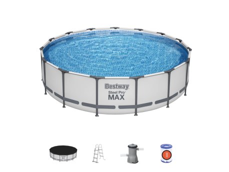 BESTWAY Steel Pro MAX porodični bazen 457 x 107cm sa opremom