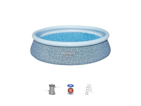 BESTWAY Fast Set bazen na naduvavanje 457 x 107cm sa filter pumpom