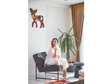HANAH HOME Ving Chair fotelja Boho Anthracite (872SCR1102)