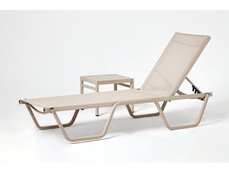 HANAH HOME Set ležaljki i bočnih stolova 2 komada Asos (561CLR2303)